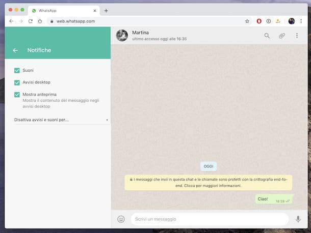 Cómo activar notificaciones en WhatsApp