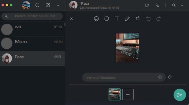 Comment envoyer des photos avec WhatsApp