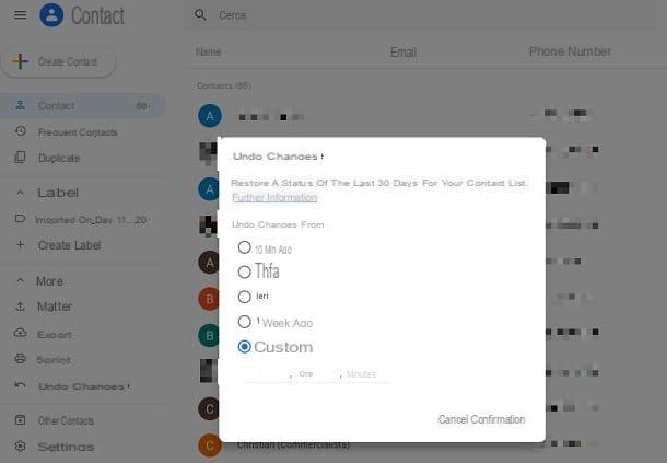 How to find contacts on Gmail