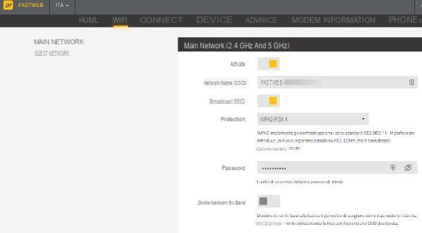 Como entrar no modem Fastweb