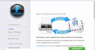 Faxator site Fax services via email with reception