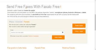 Faxalo website Fax services via email with reception