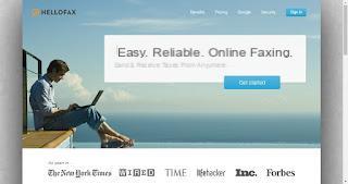 Sito Hellofax Fax services via email with reception