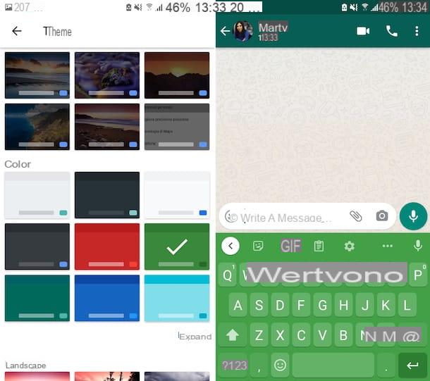 Comment changer le clavier de WhatsApp