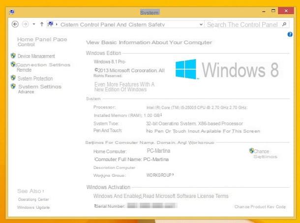 Como encontrar a chave do produto Windows 8.1