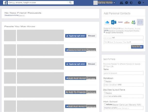 Comment rechercher des amis sur Facebook