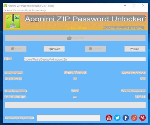 Comment trouver le mot de passe d'un fichier ZIP