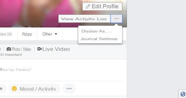 How to enter my Facebook profile