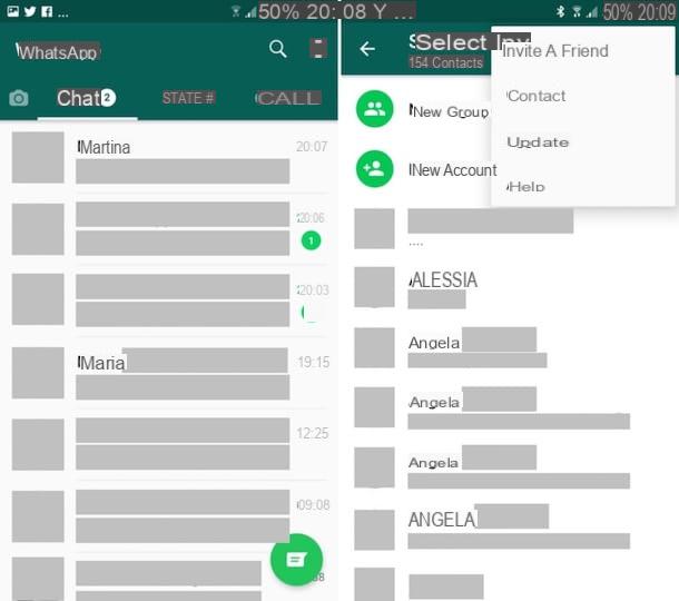 Comment mettre à jour les contacts WhatsApp