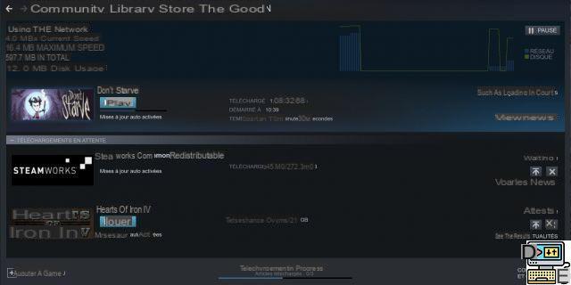 Steam: the new interface for downloads will be much clearer and more satisfying