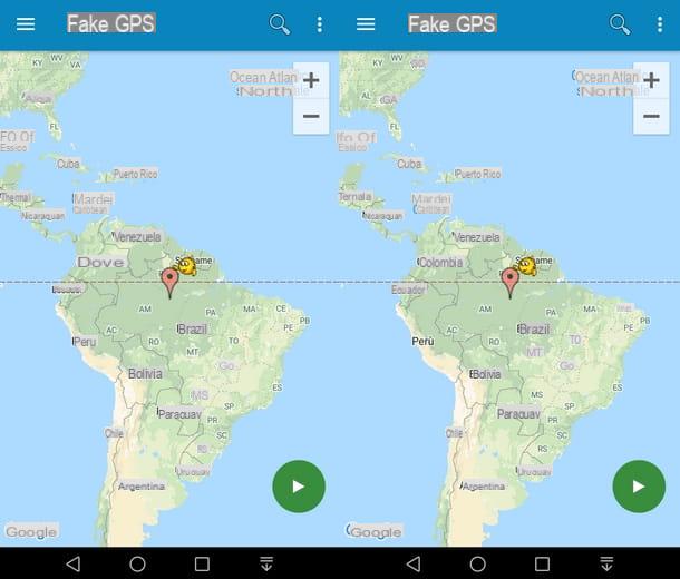 How to send a different location with WhatsApp