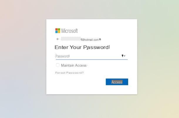 Como fazer login no Hotmail