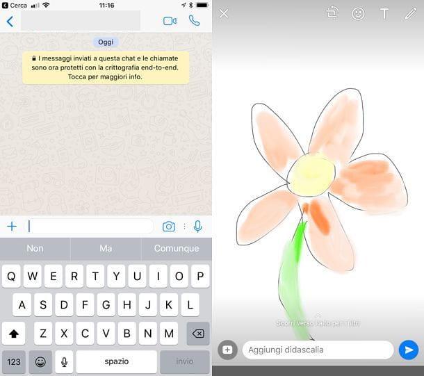 How to draw in WhatsApp