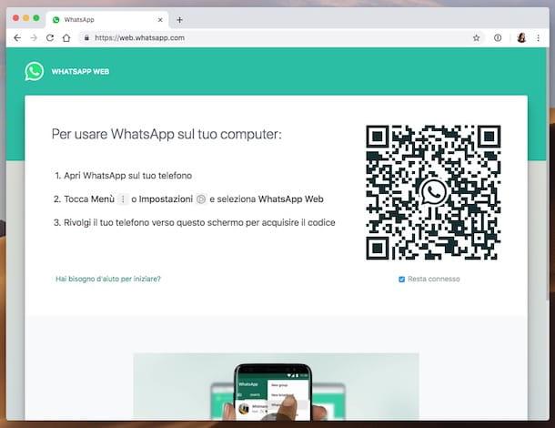 How to find the WhatsApp QR code