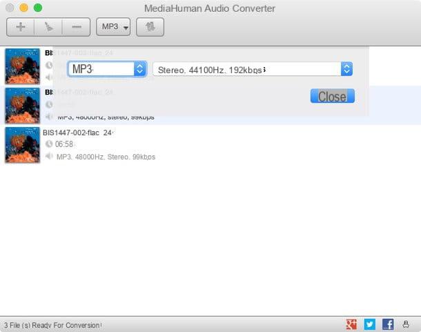 Comment convertir FLAC en MP3 Mac
