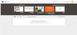 Google Slides site Powerpoint online to create, view and share presentations and slides