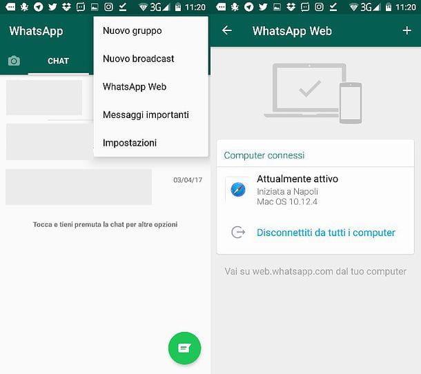 Application to spy on WhatsApp