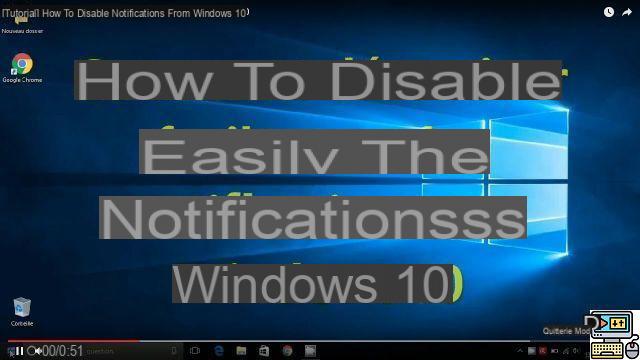 Windows 10: how to block notifications