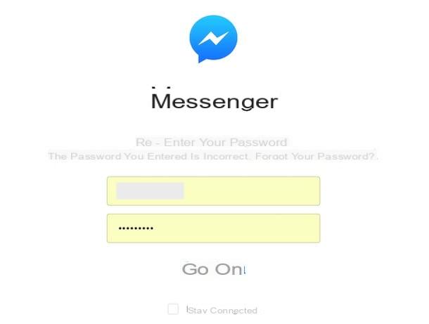 Cómo ingresar a Messenger sin contraseña