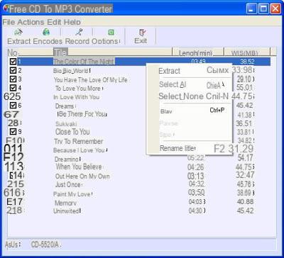 Conversor de CD para MP3 grátis