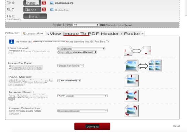 How to transform images to PDF