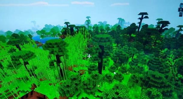 Cómo encontrar la jungla en Minecraft