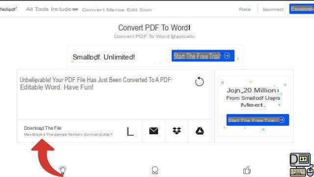 ¿Cómo convertir un archivo PDF a Word?