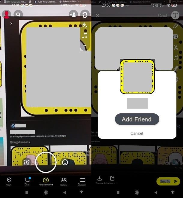 How to find friends on Snapchat