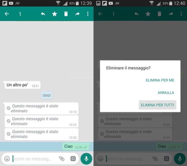 Cómo no leer un mensaje enviado en WhatsApp