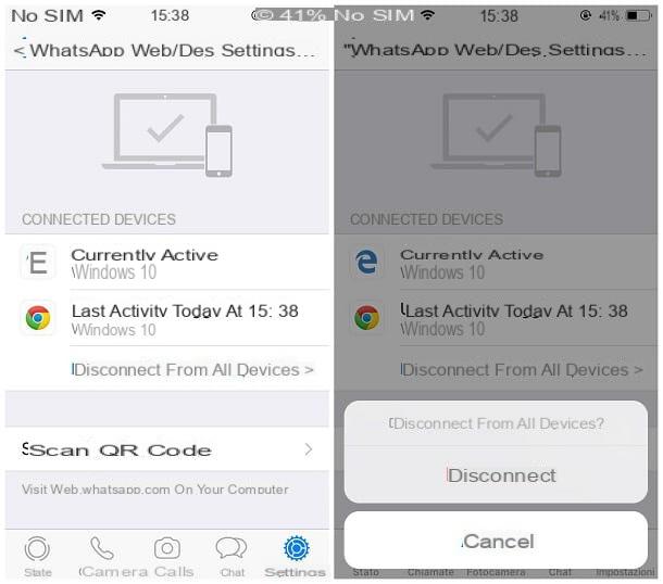 How to disconnect WhatsApp Web