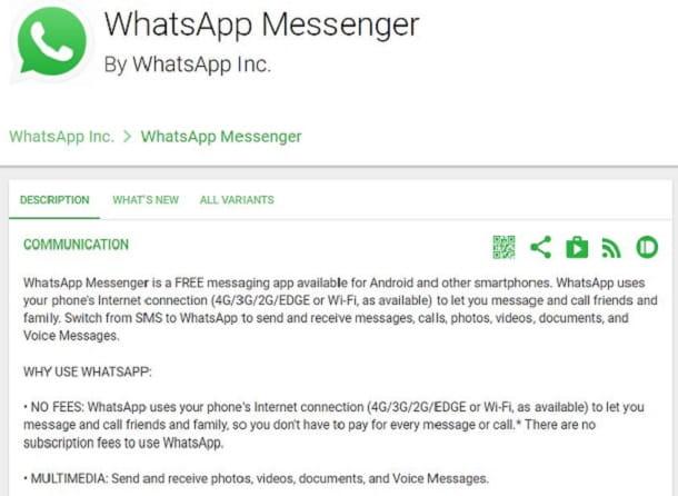 Cómo instalar Whatsapp en Android