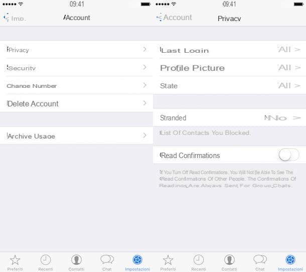 How to hide the last login on WhatsApp