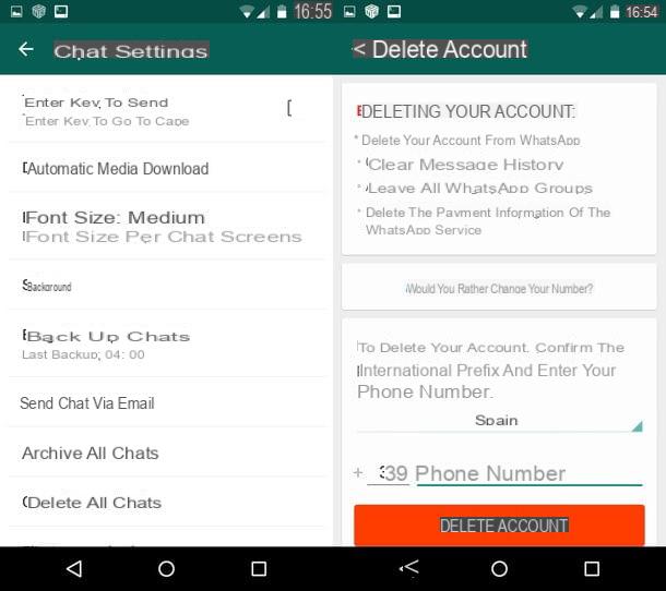 How to delete WhatsApp account