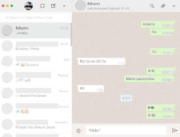 How to change writing on WhatsApp