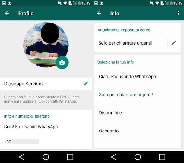 How to change writing on WhatsApp