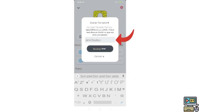 Como mudar seu apelido no Snapchat?