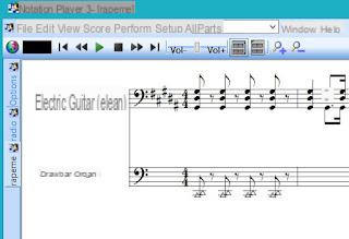 Veja as notas de cada música enquanto ouve e salve a partitura