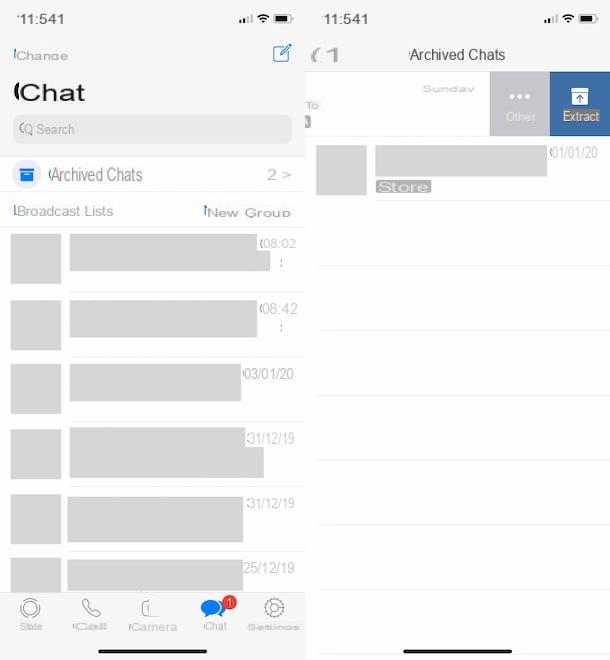 How to recover chat cancellate WhatsApp