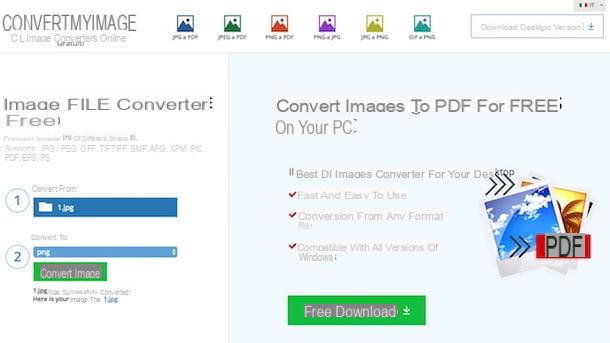 How to convert images