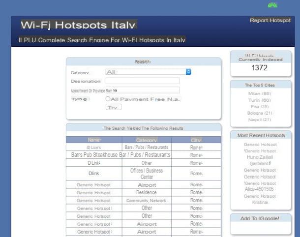 Cómo encontrar hotspots