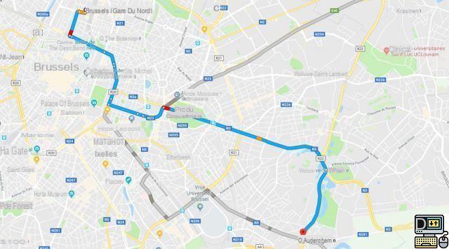 Google Maps calcula rotas de pedestres