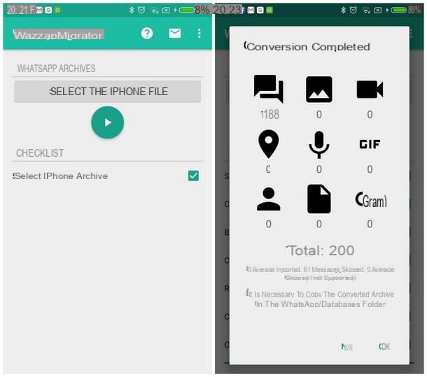 Cómo obtener WhatsApp iPhone en Android