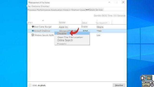 How to disable the automatic launch of software when Windows 10 starts?