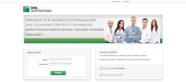 How to access the online current account