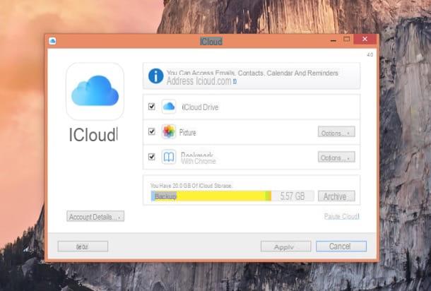 How to access iCloud