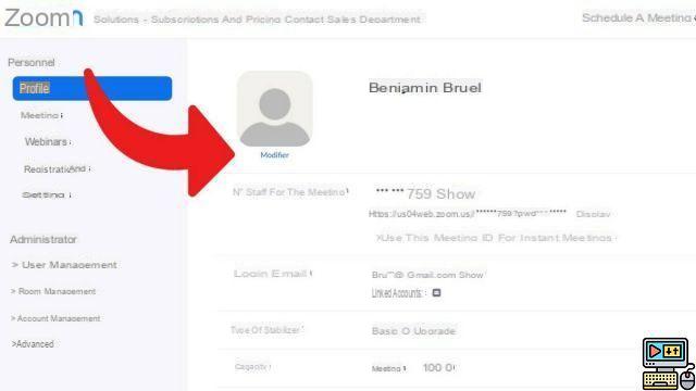 Como mudar sua foto de perfil no Zoom?