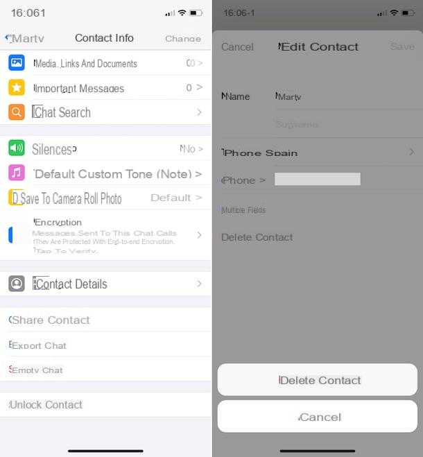 Comment supprimer un contact bloqué sur WhatsApp