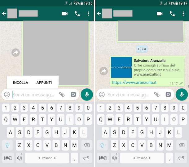 Comment envoyer des liens sur WhatsApp