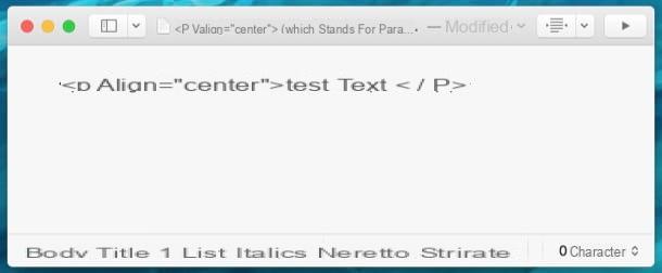 How to center HTML text