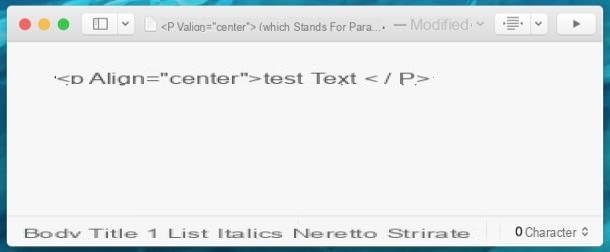 Como centralizar o texto HTML